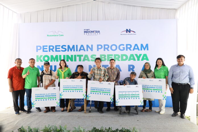 Nusantara Infrastructure Dukung UMKM Lokal Milik Disabilitas