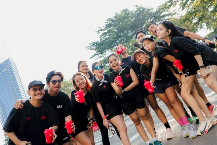 Suasana penuh semangat yang dihadirkan Janji Jiwa lewat Good Vibes Run bersama komunitas USS Running, bagian dari campaign Free Your Good Vibes.