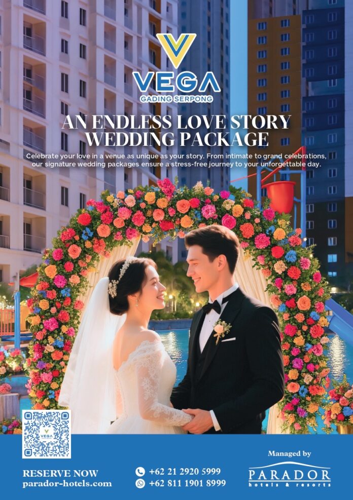 Vega Hotel Gading Serpong, salah satu hotel unggulan di kawasan Serpong, menghadirkan paket wedding istimewa