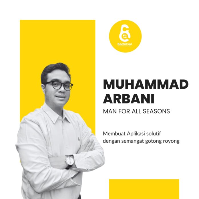 CEO Aplikasi Bantu Cari, Muhammad Arbani