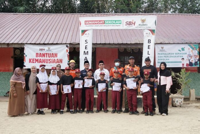 Bantuan Kemanusiaan Baznas Tangsel untuk bencana alam di Sumatera.